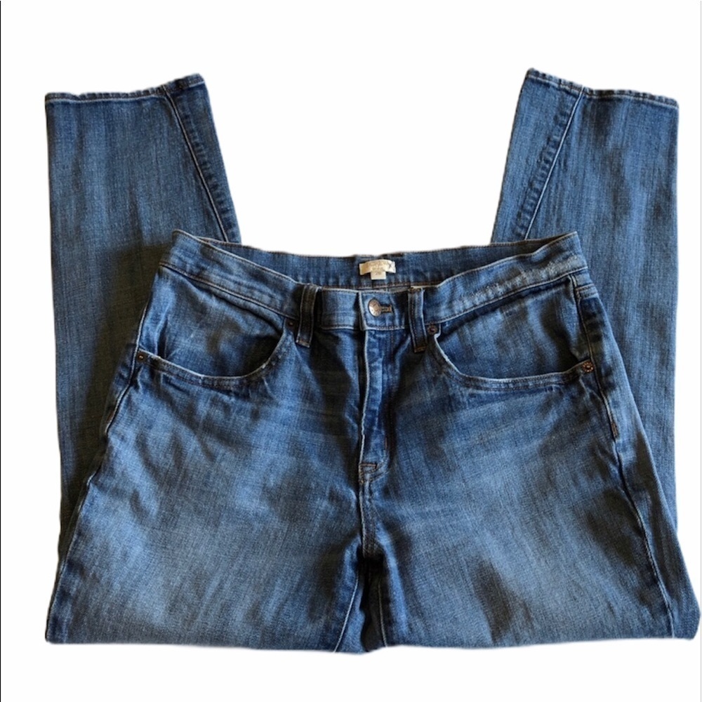 J.CREW Distressed Straight Leg Jeans Sz 28